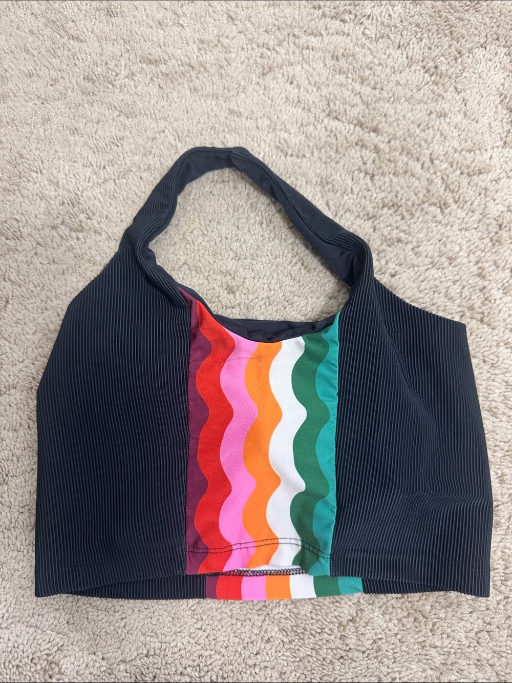 Beach Riot Tessa Ribbed  Crop Tank Top size Small - Picture 6 of 6